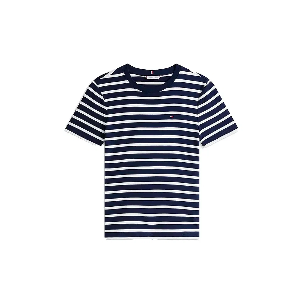 Женская футболка с полосатым принтом Slim Cody Tommy hilfiger, Blue — фото 3