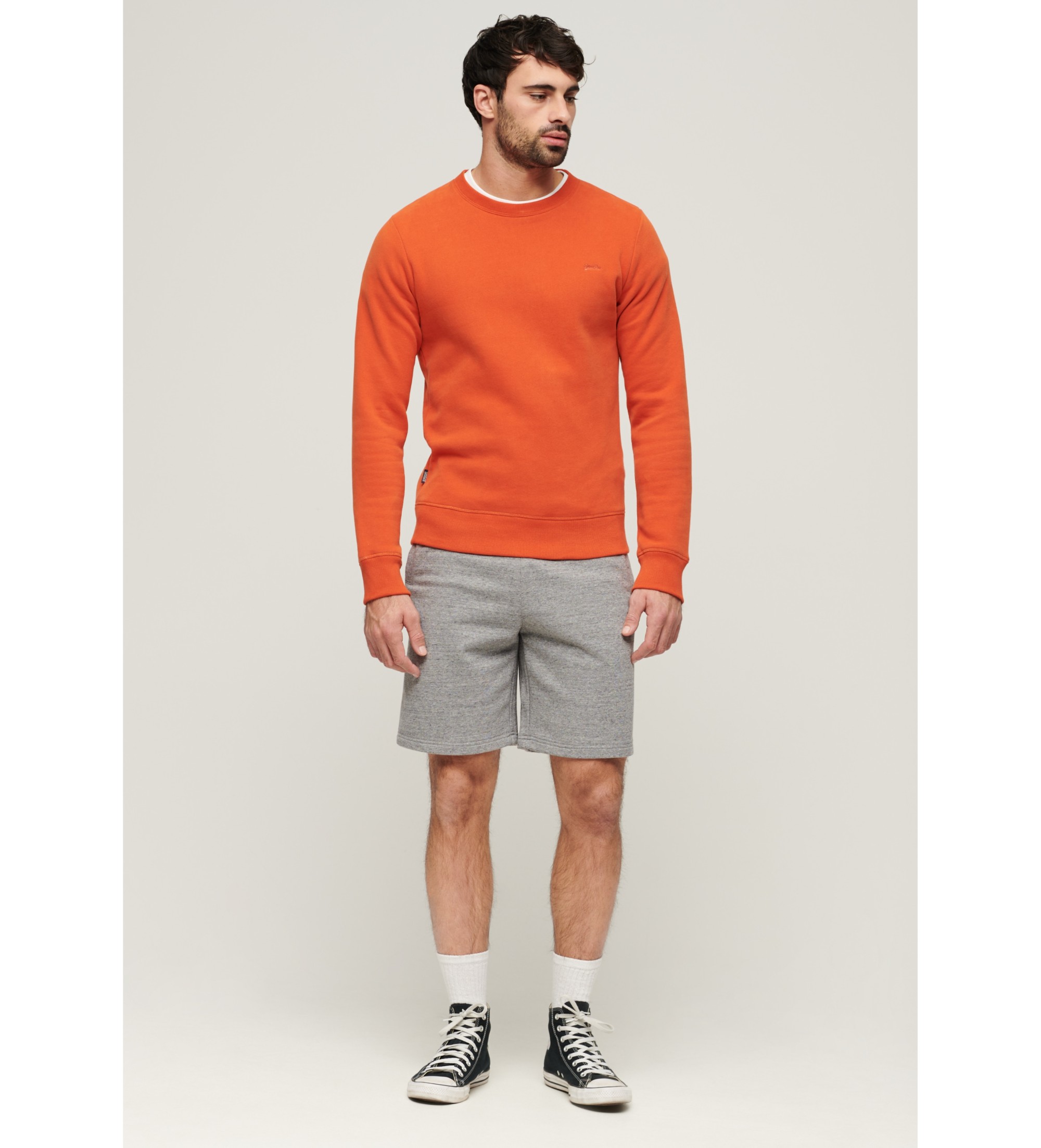 

Шорты Superdry Essential Logo Jersey, серый (размер L)