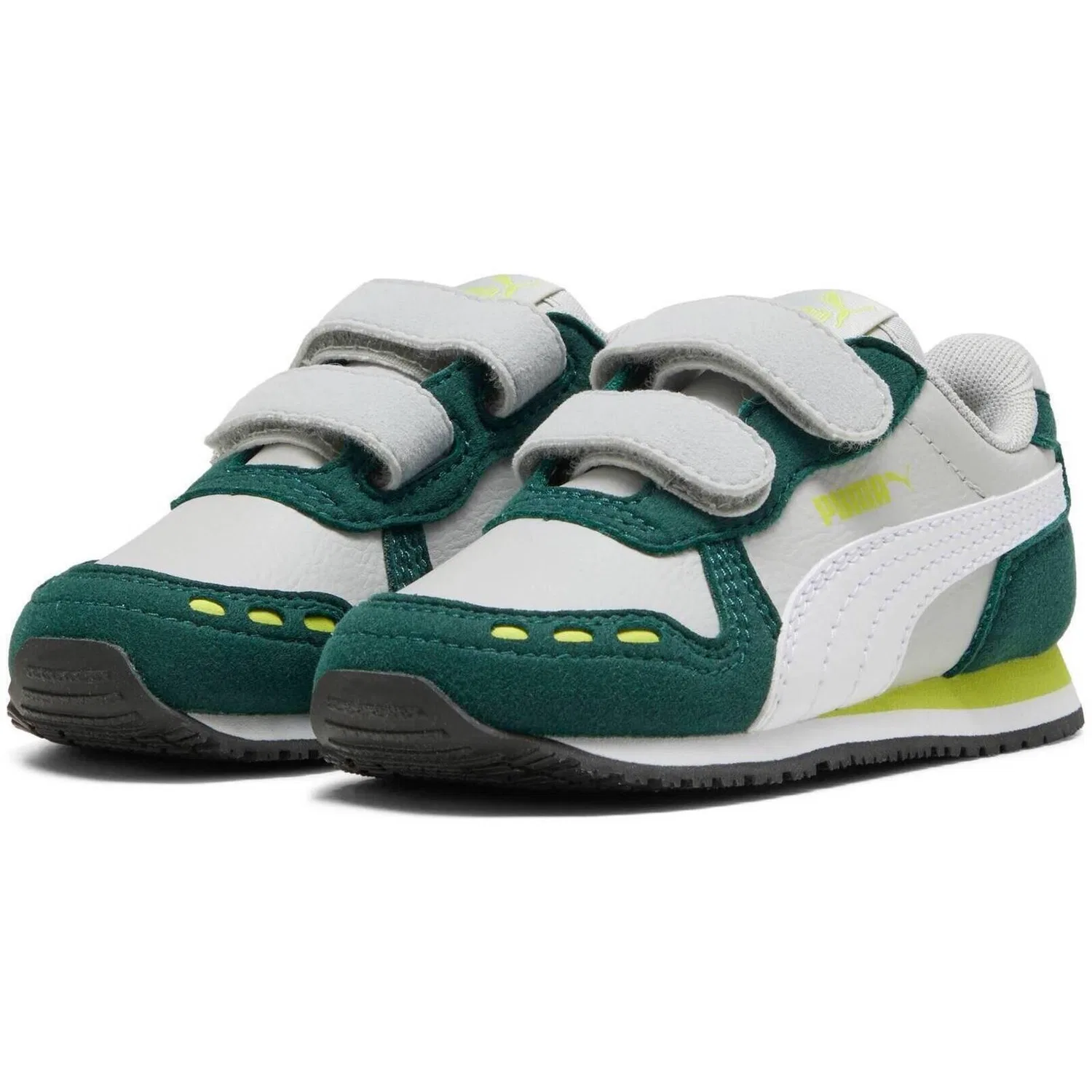 Детские кроссовки Puma Cabana Racer Sl 20 V Inf, Grun Weiß Grun — фото 3