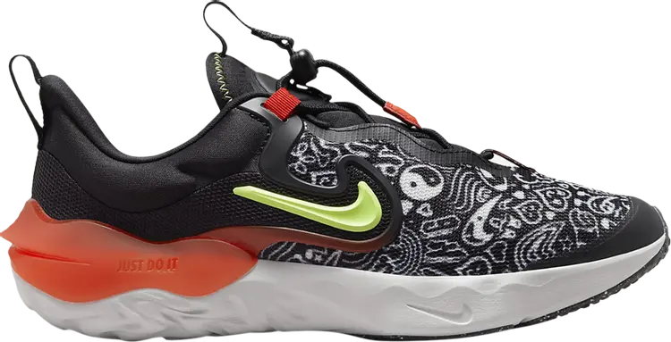 

Кроссовки Nike Run Flow JP GS 'Doodles', черный