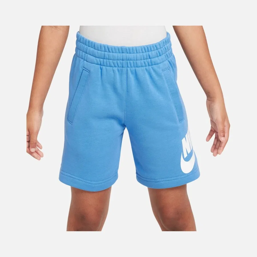 Шорты спортивные с карманами Nike Sportswear Club Fleece French Terry, Синий — фото 3