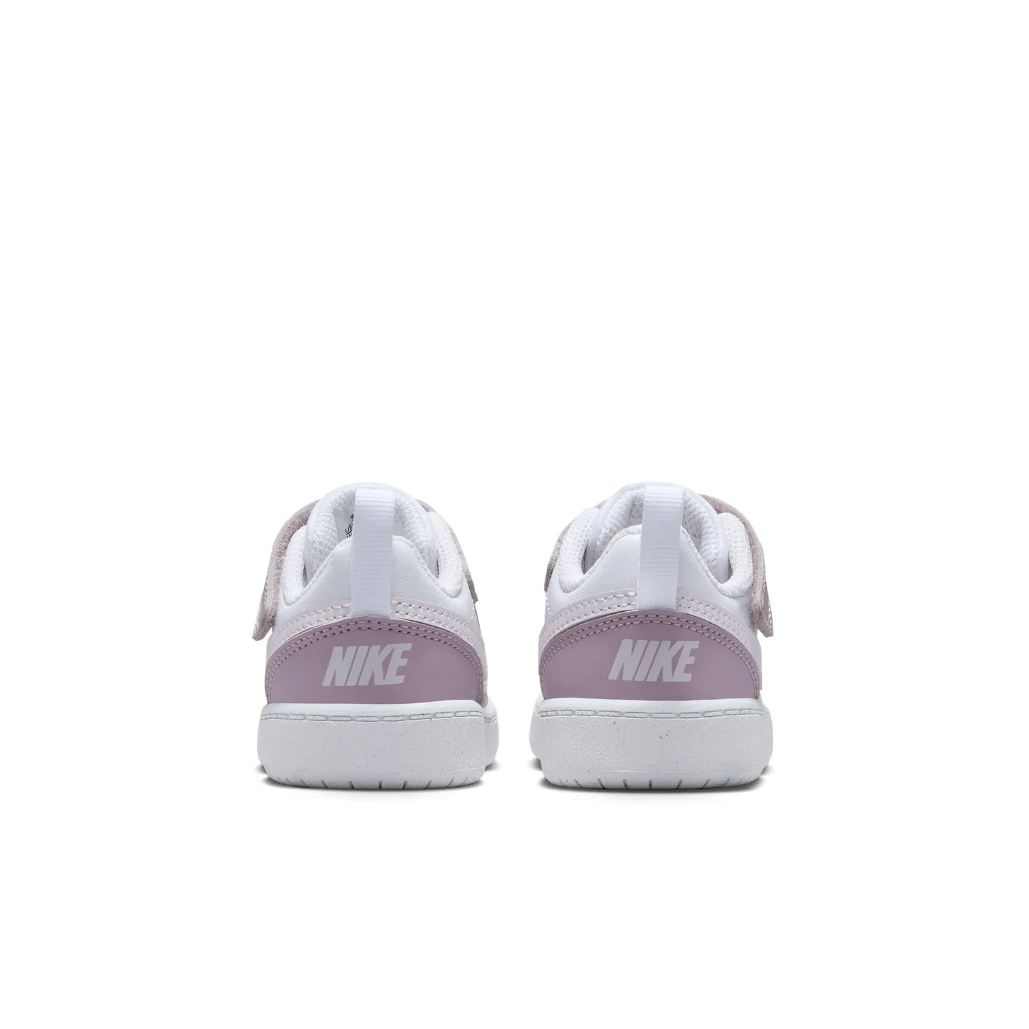 Детские кроссовки для мальчиков с принтом Court Borough Low Recraft NIKE, White Venice Plum Fog White — фото 4