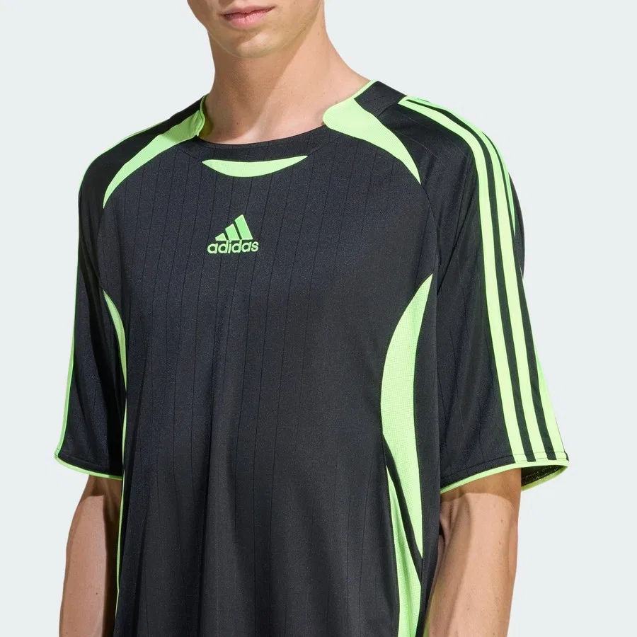 Футболка с длинным рукавом Teamgeist Adicolor adidas, Черный — фото 4