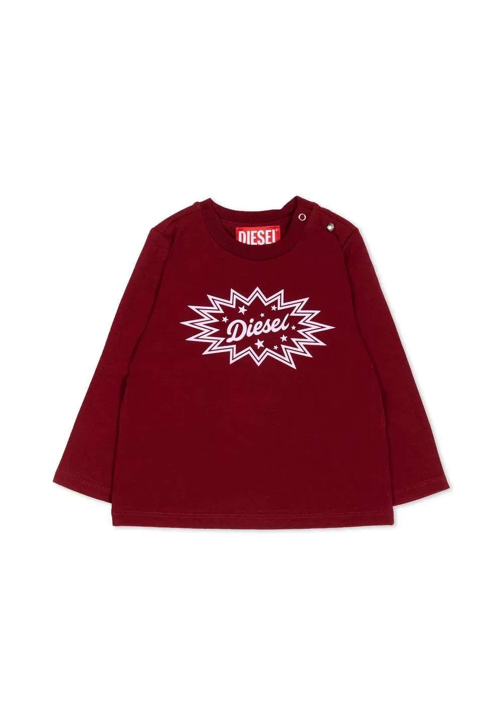 Футболка - топ с длинными рукавами Diesel, Bordeaux