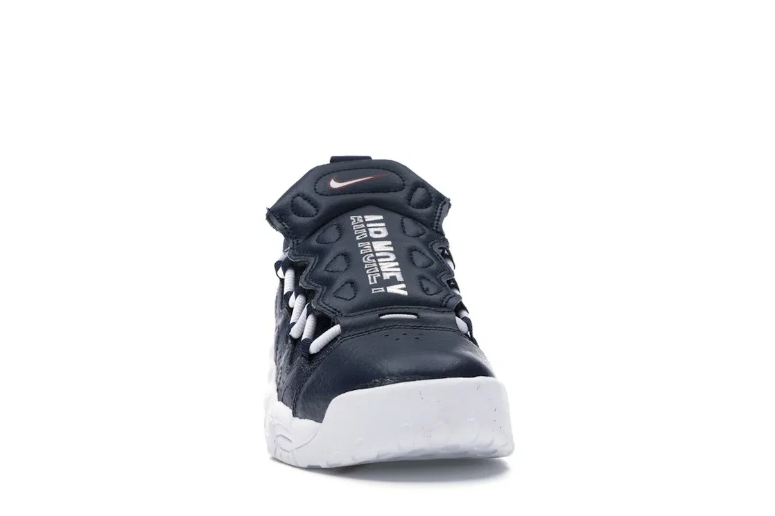 Детские кроссовки Lifestyle Nike Air More Money, Obsidian/White-Gym Red — фото 2