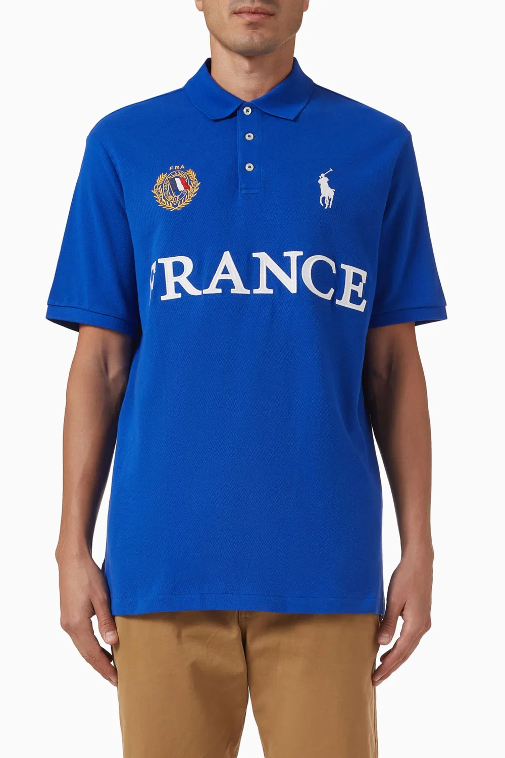 Футболка поло с логотипом France Polo Ralph Lauren