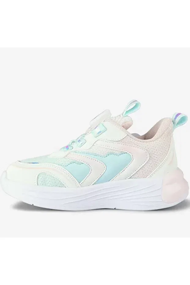 Детские спортивные кроссовки для девочек с подсветкой Benetti smart lace-up lighted orthopedic children's sports shoes Vicco, White — фото 2