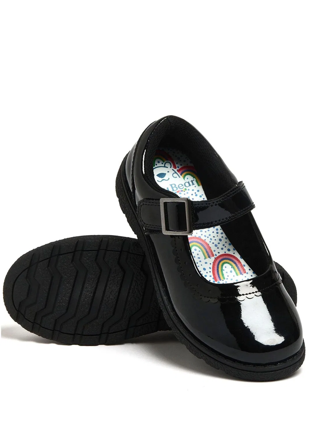 Туфли Harry Bear Black Patent Rainbow, черный