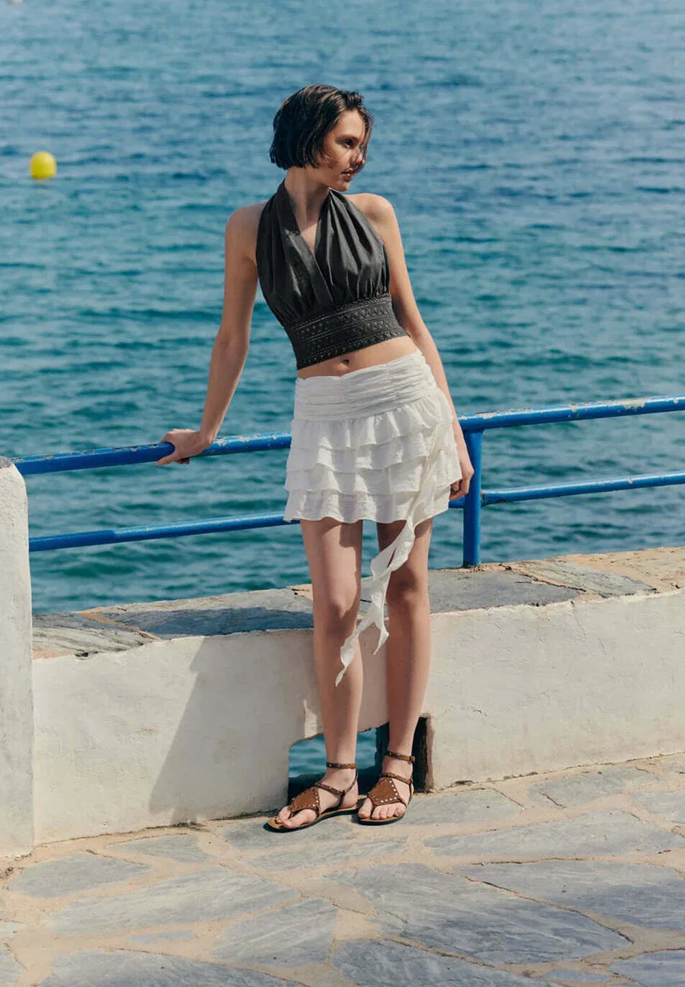 Подростковая - блузка Mango Kids, Anthracite