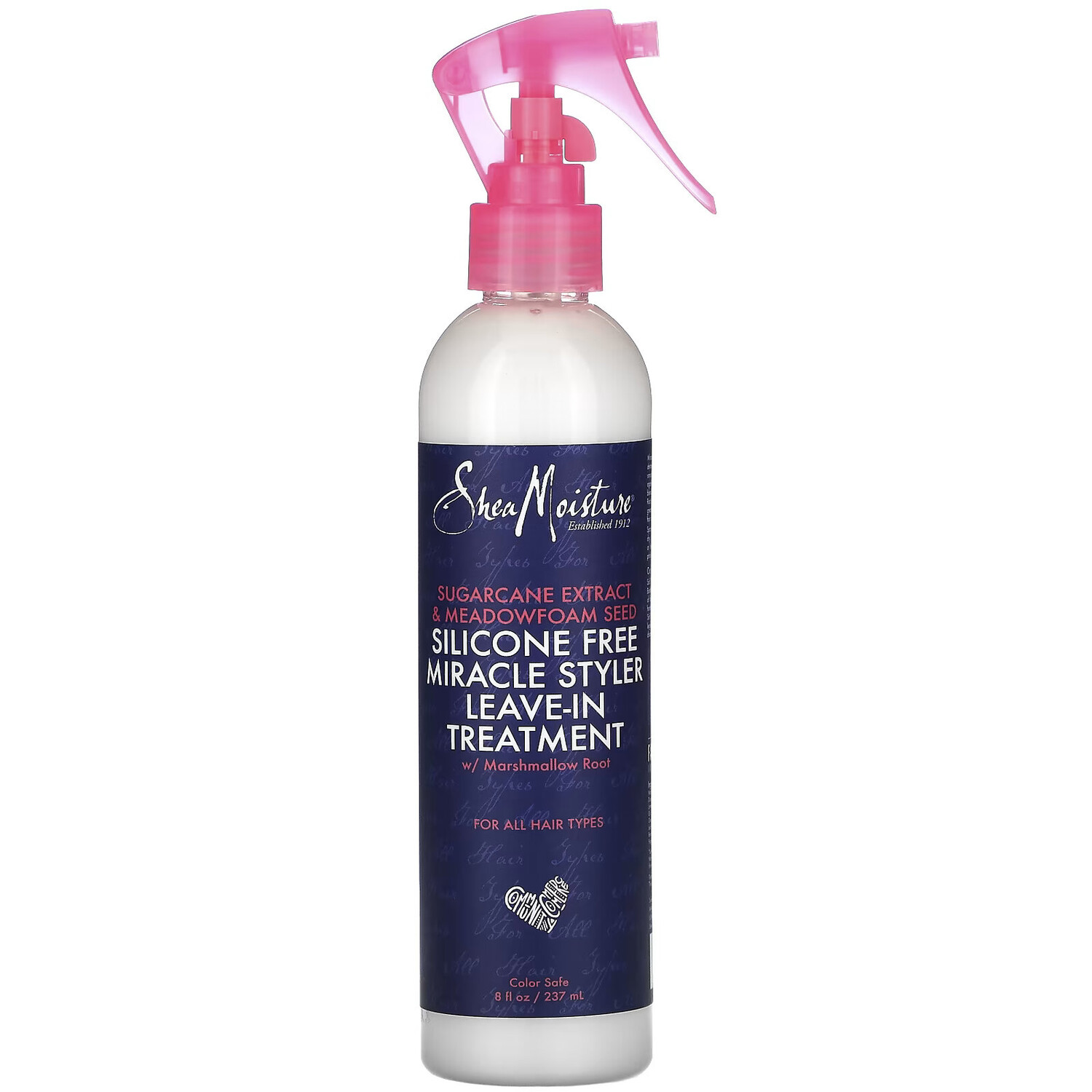 

SheaMoisture, чудесный стайлер, несмываемое средство для ухода за волосами без силикона, с экстрактом сахарного тростника и семенами пенника лугового, 237 мл (8 жидк. унций)