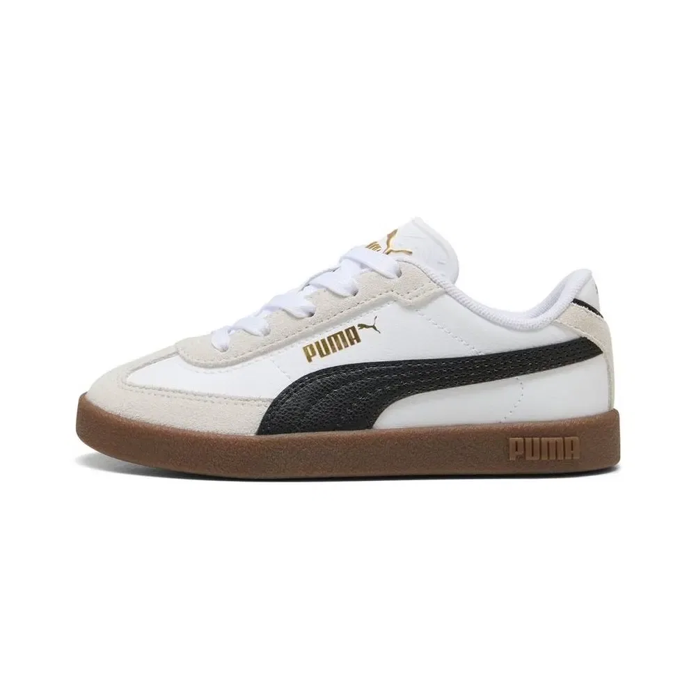 Кроссовки низкие из замши и кожи Puma, белый — фото 3