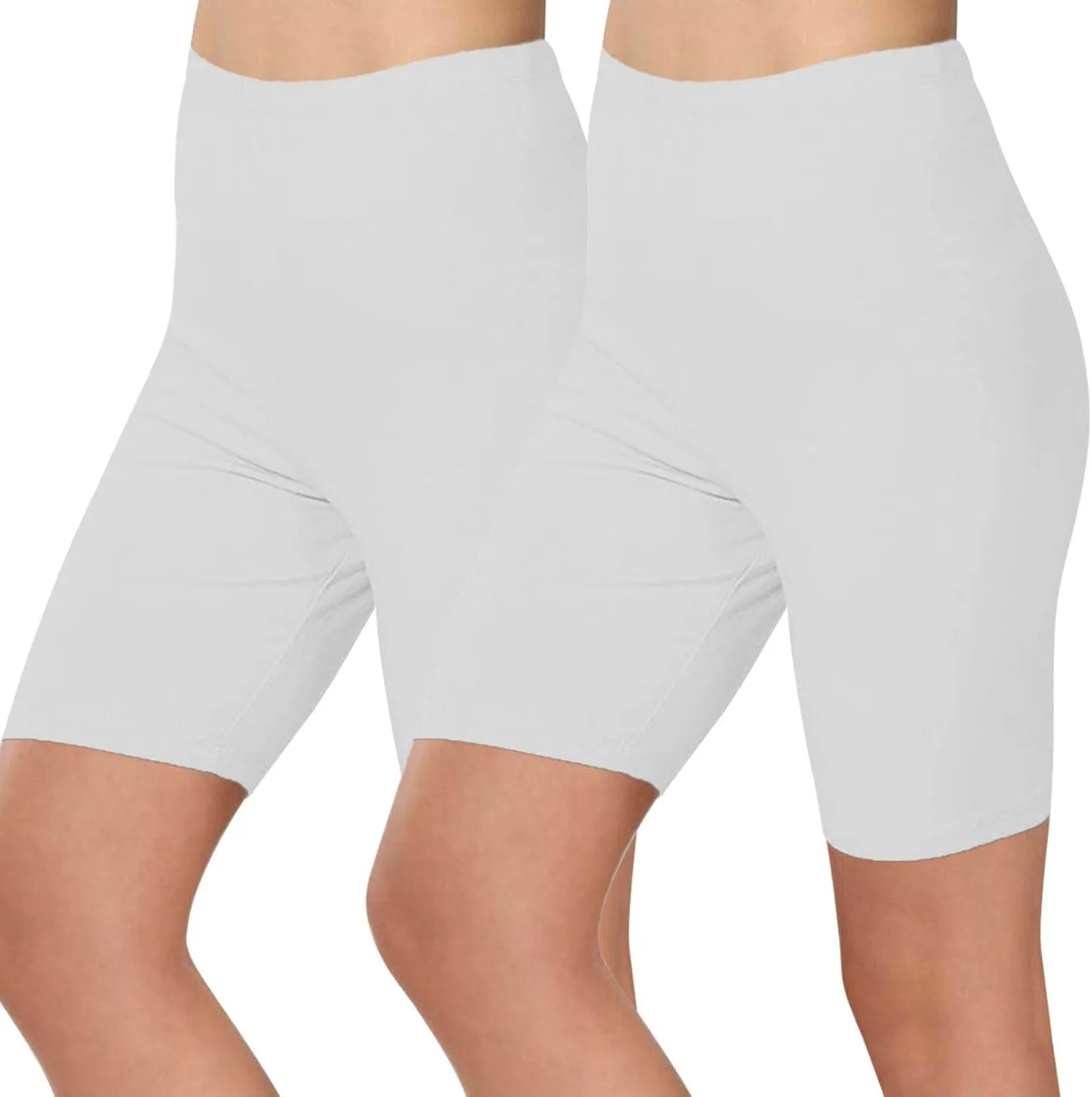 

Женские шорты с высокой талией 2 шт, бесшовные, с эффектом утяжки