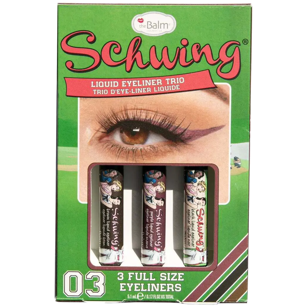 

The Balm Schwing набор: подводка для глаз, 3x1,7 мл