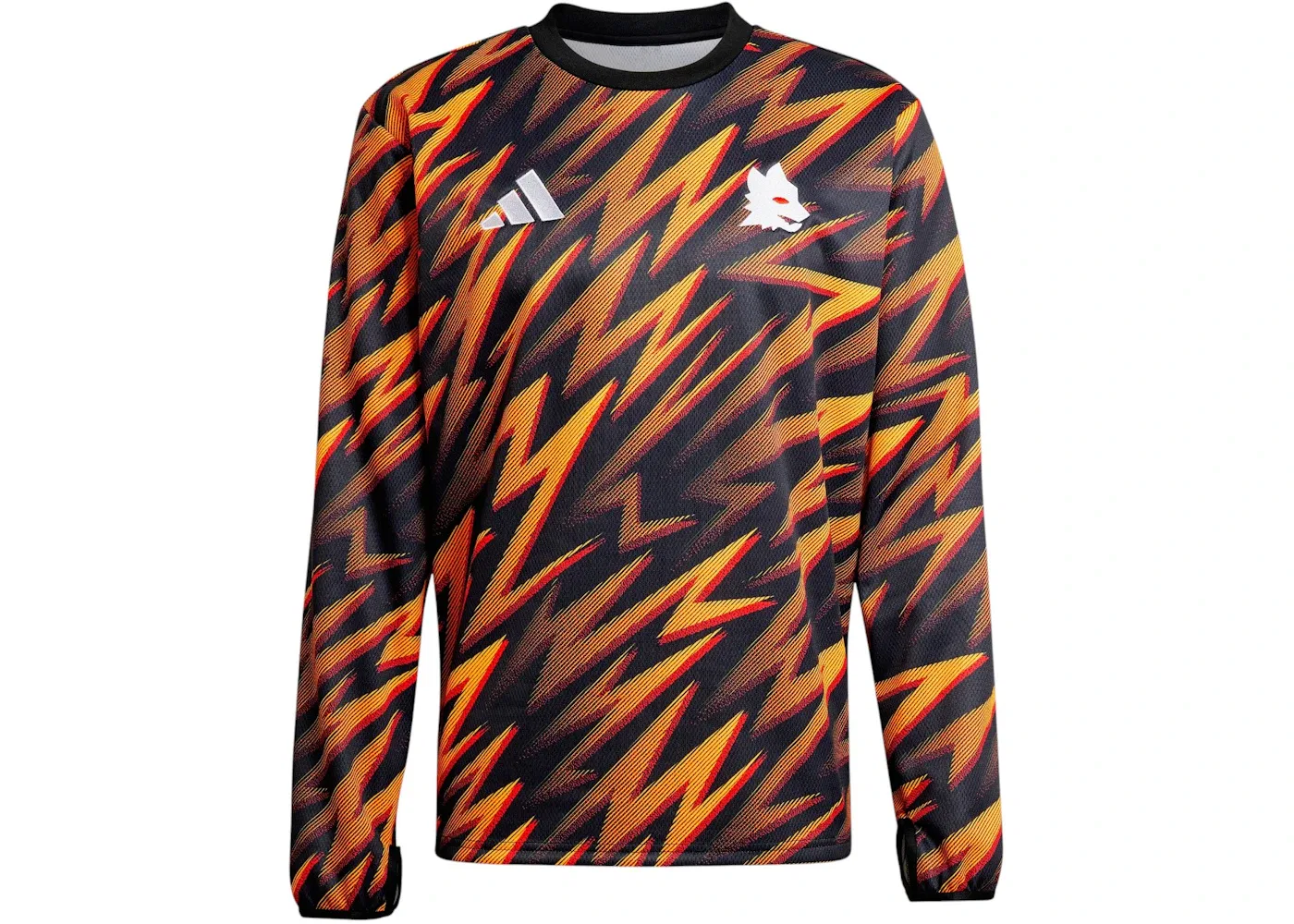 Мужская футболка с длинным рукавом для предматчевой разминки Adidas, Black