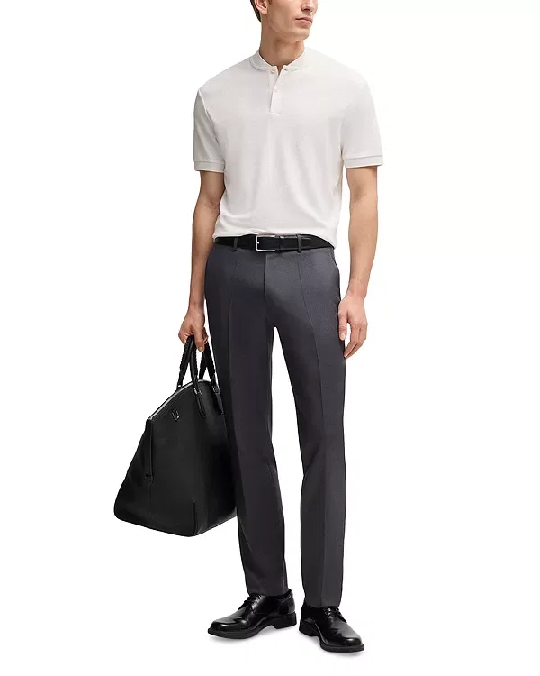 Мужская футболка с воротником-поло с коротким рукавом Pratt Boss, белый — фото 2