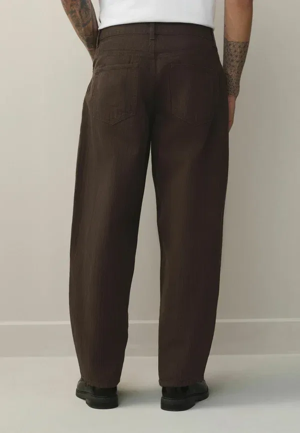 Джинсы деним Relaxed fit jeans Next, коричневые — фото 2