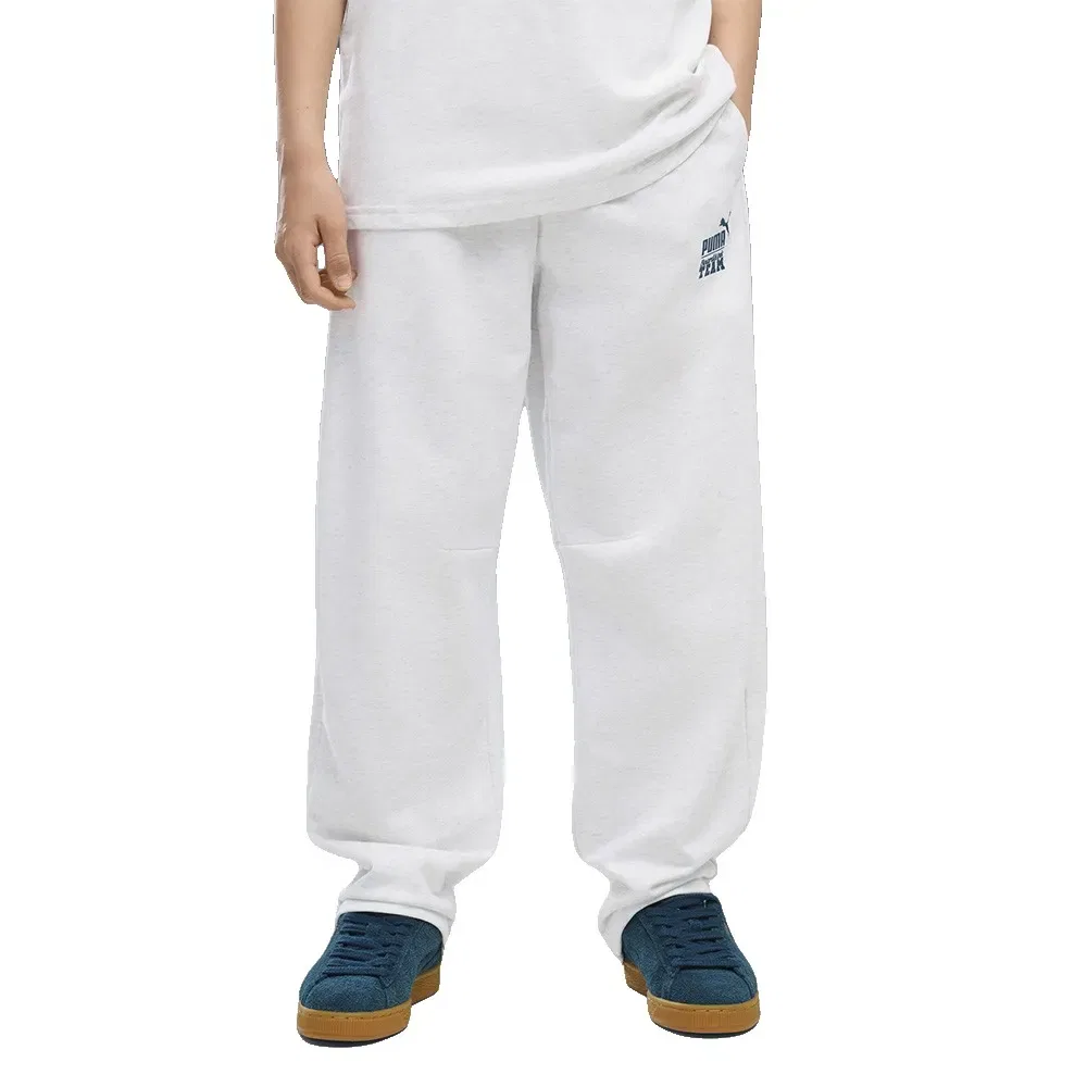 Детские спортивные штаны свободного кроя MID90s Relaxed Barrel Puma, White