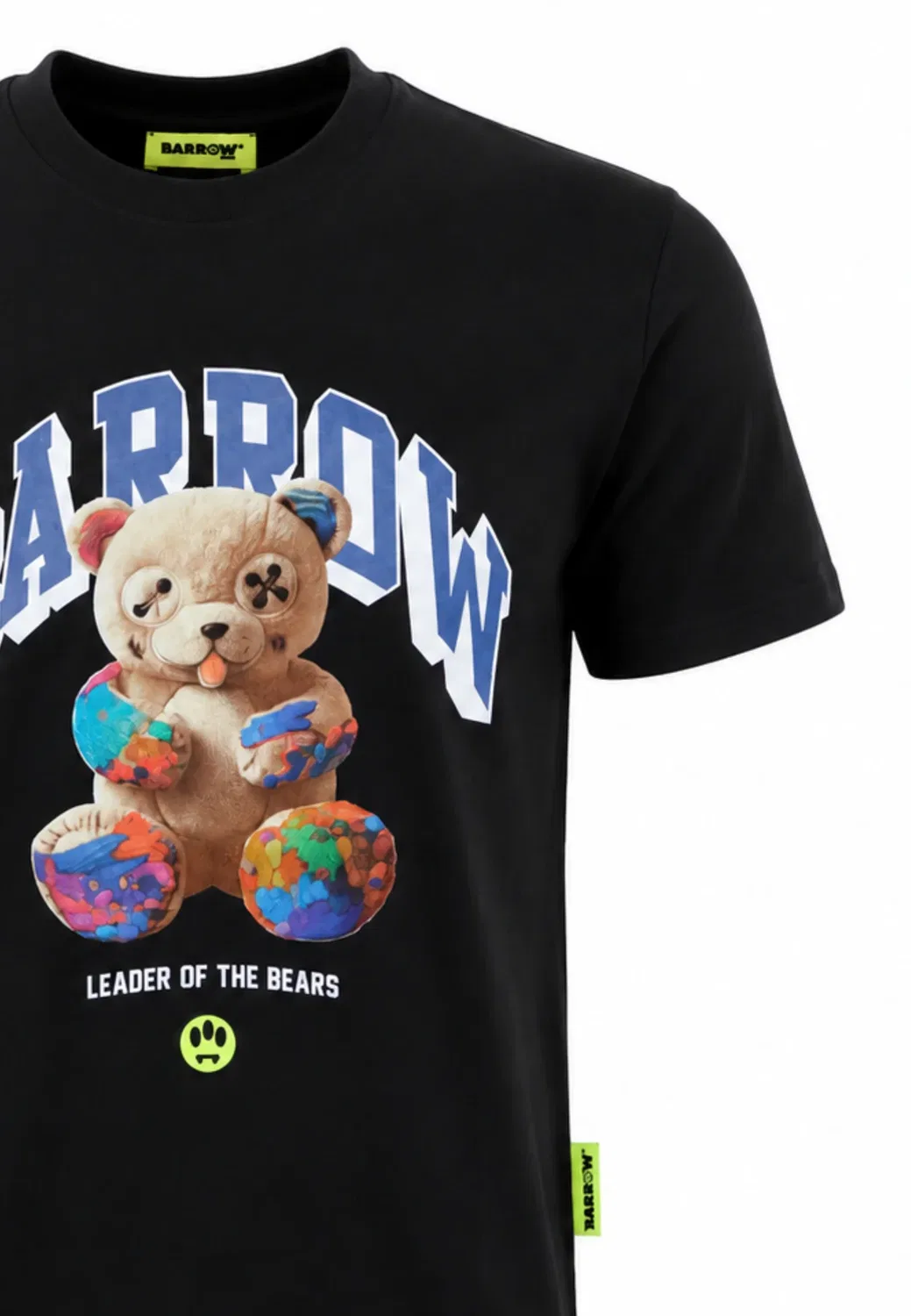 Футболка с принтом - print t-shirt Barrow, Black — фото 4