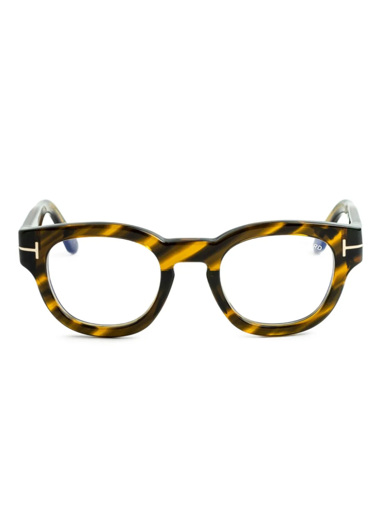 

TOM FORD Eyewear square-frame очки, коричневый
