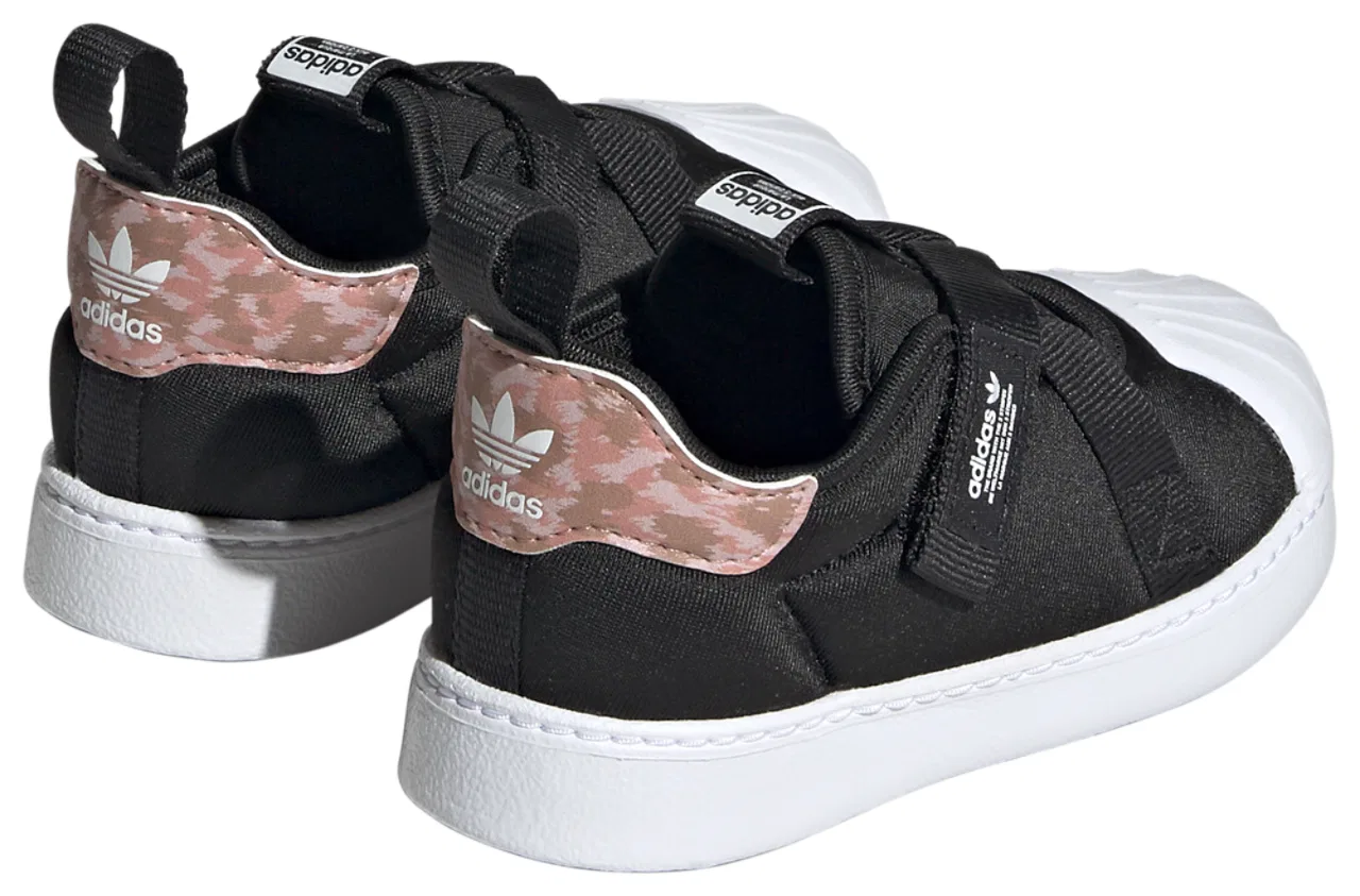 Кеды для мальчиков Superstar 360 Comfort Closure Adidas, черный/белый — фото 3