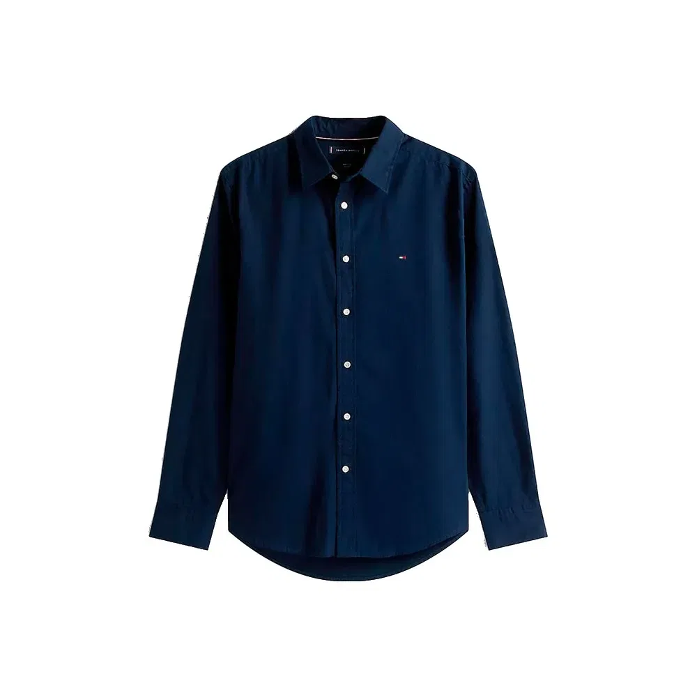 Мужская рубашка с длинным рукавом Tommy hilfiger, Blue — фото 3