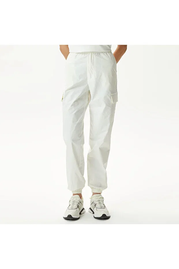 Джоггеры Lacoste White, классический крой, повседневный стиль — фото 4