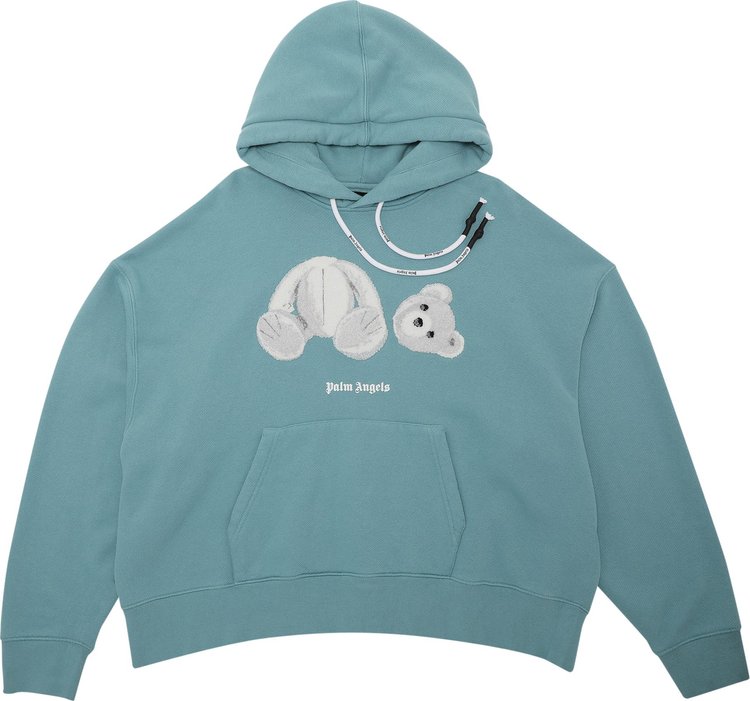 

Худи Palm Angels Ice Bear Hoodie 'Aquamarine', синий