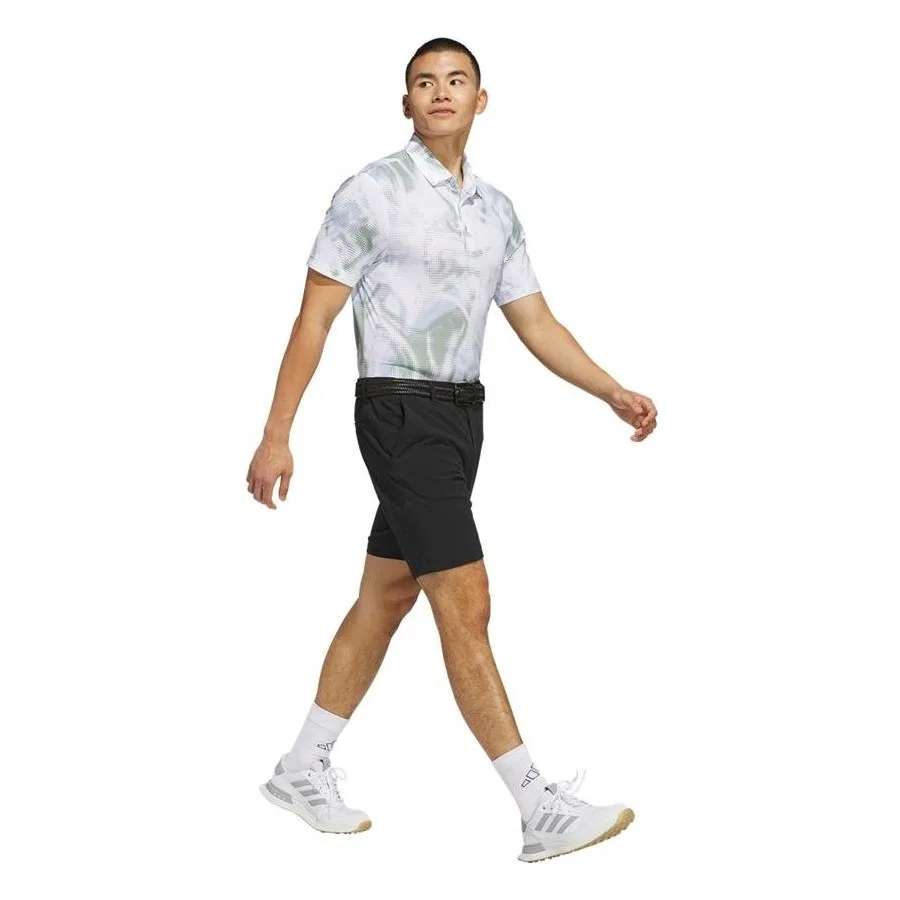 Мужская футболка-поло с коротким рукавом adidas Ult Mv Msh Polo JF9004, Белый — фото 3
