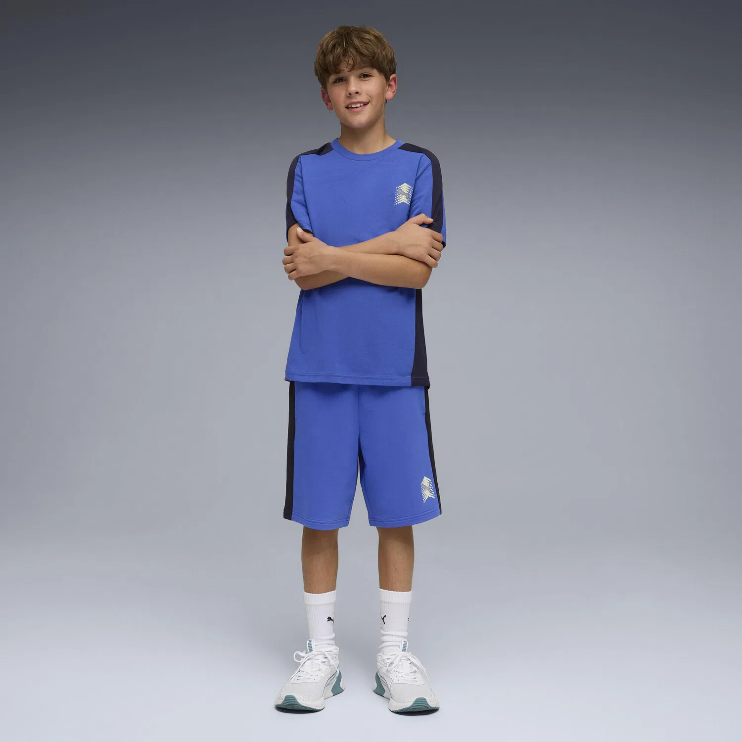 Детская футболка с принтом Active Sports Graphic Puma, Hellblau — фото 4