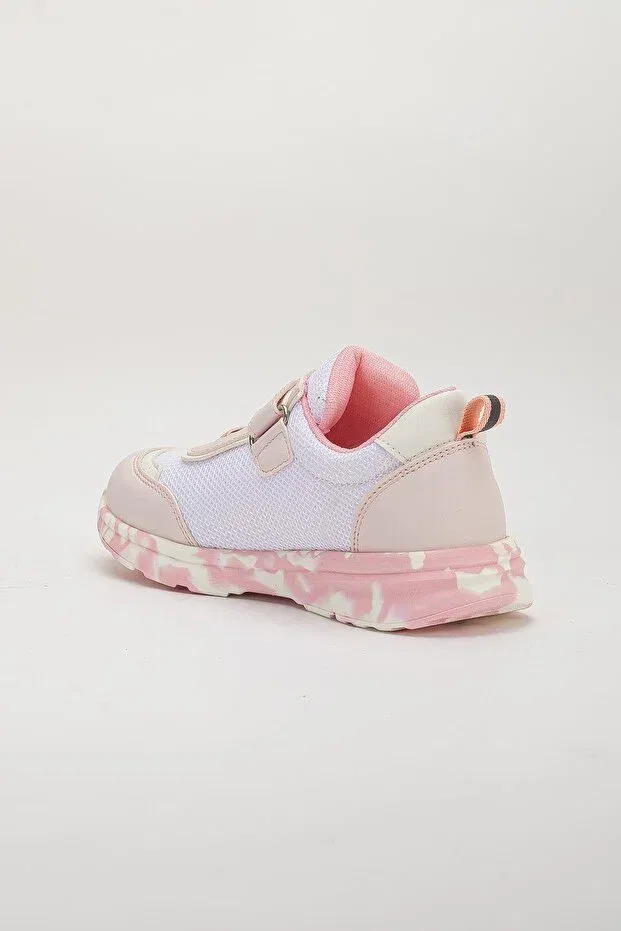 Детские спортивные туфли для девочек ортопедические Şiringenç orthopedic girls' sports shoes powder velcro anorak material Dilimler Ayakkabı, Powder — фото 4