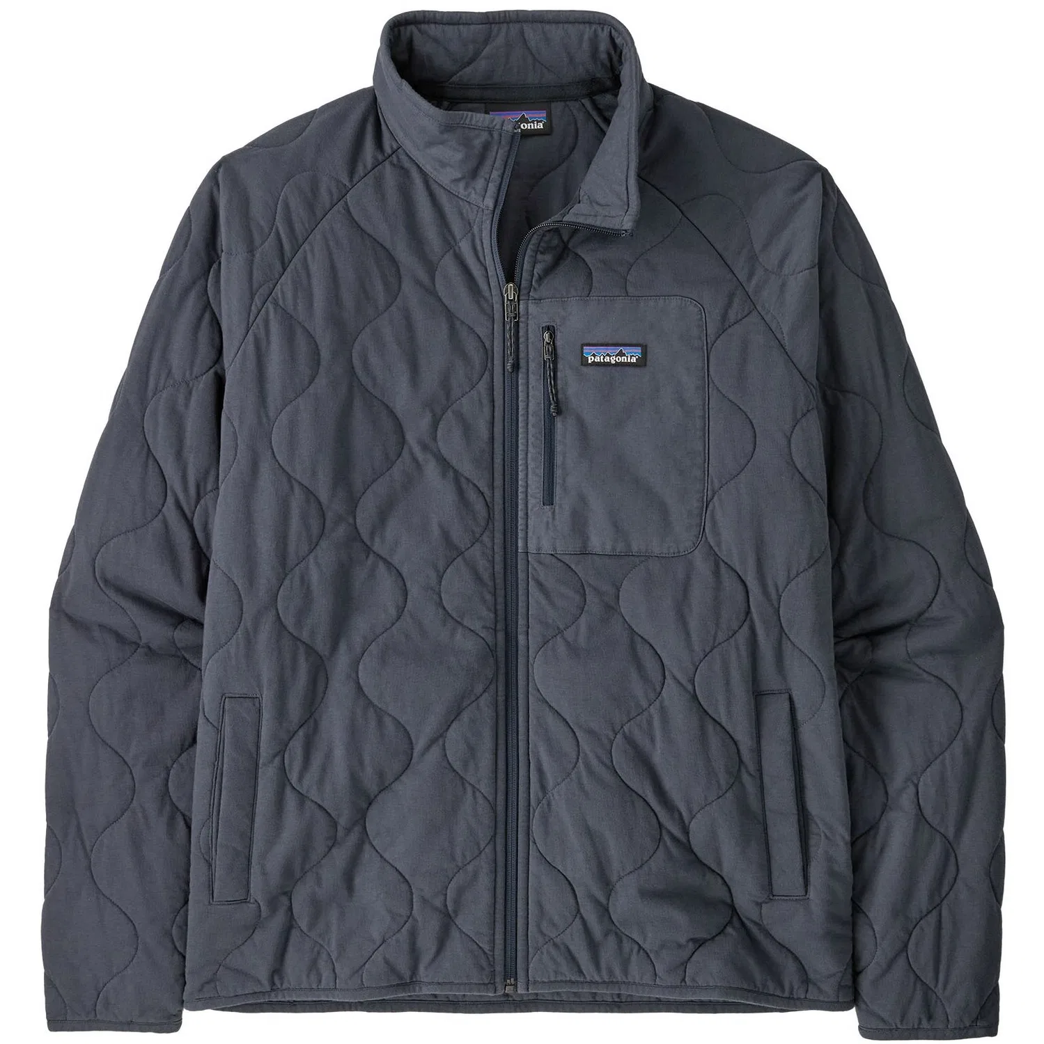 Куртка утепленная стеганая с полной молнией Daily Quilted Insulated Patagonia, Smolder Blue