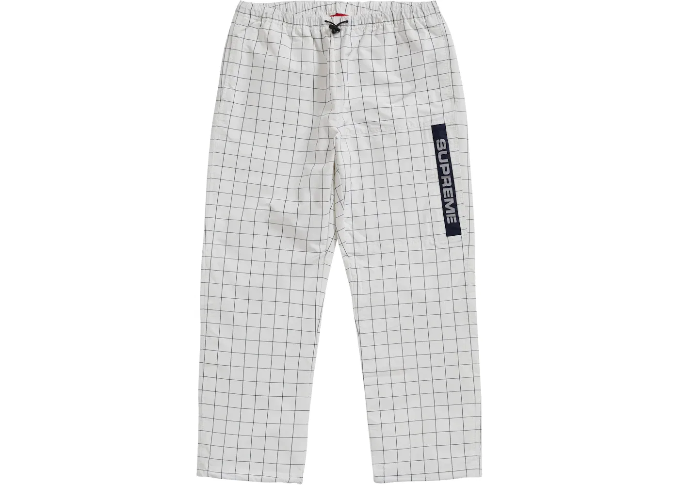 Мужские брюки с клетчатым принтом Supreme Heavy Nylon Pant, Windowpane