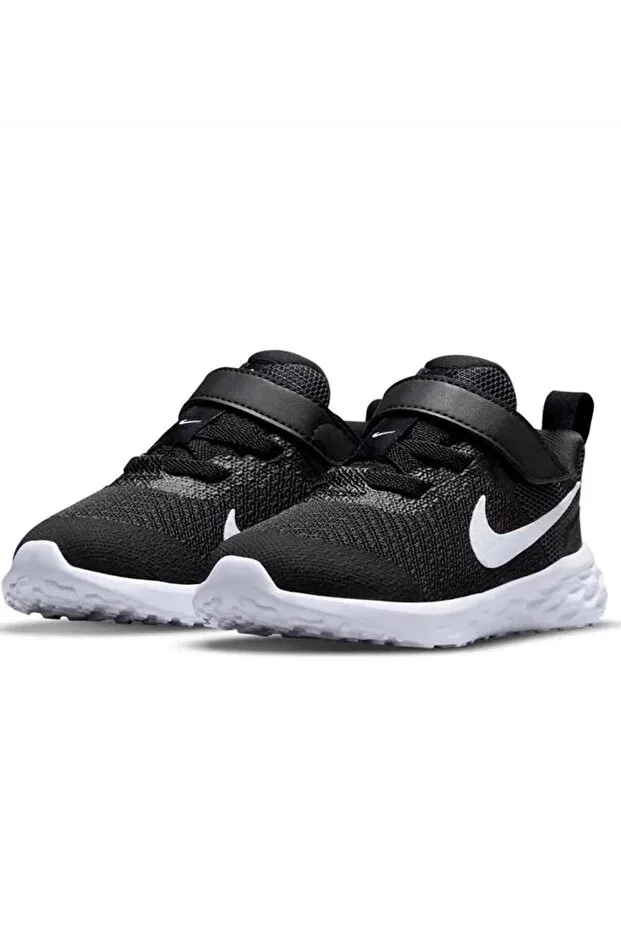 Детские кроссовки для девочек с принтом Revolution 6 Nike, Black