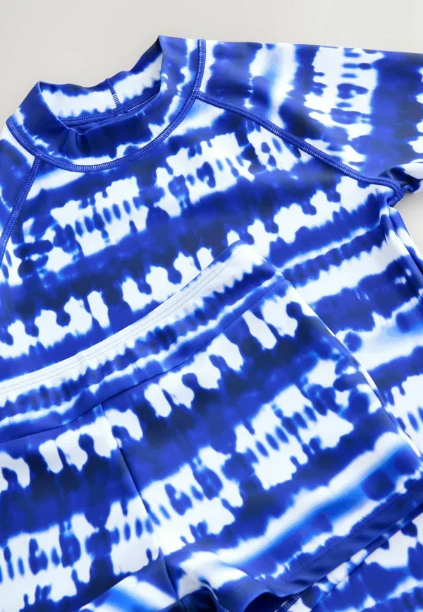 Купальник, принт, Regular fit set, Next Tie Dye, синий — фото 2