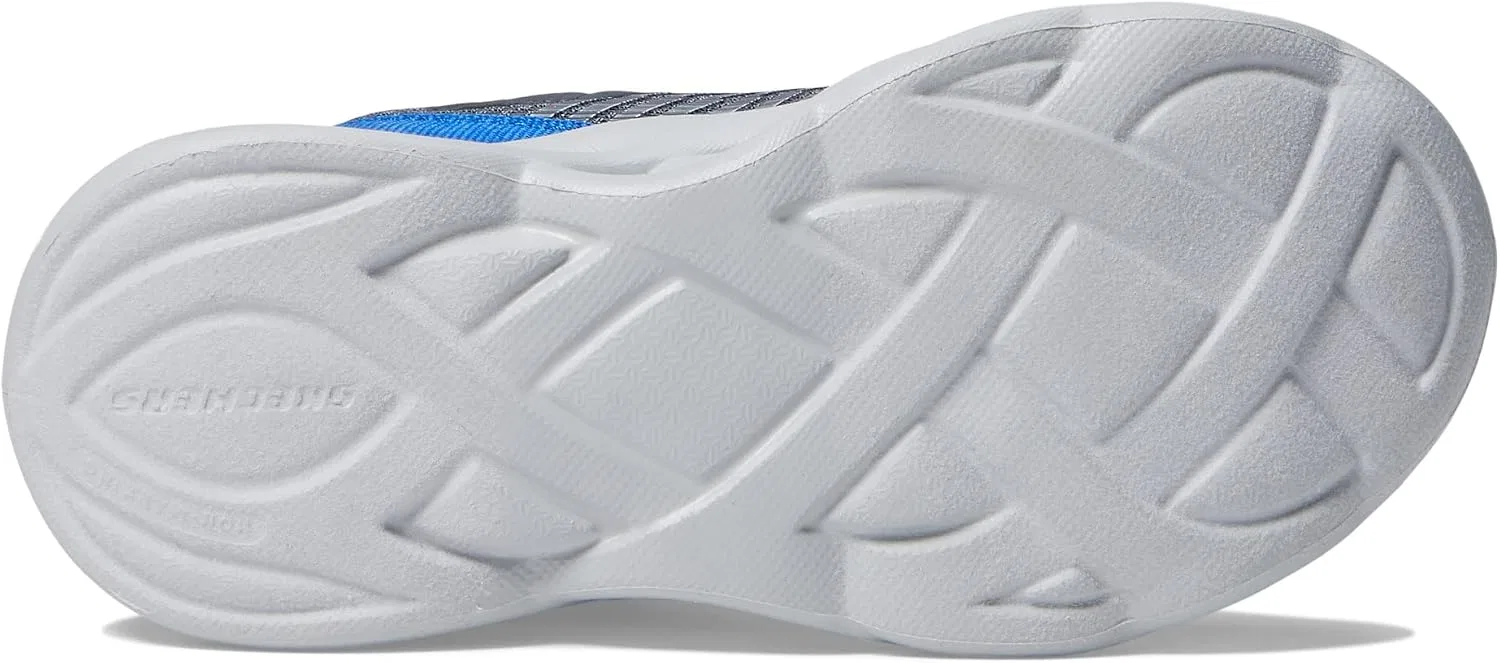 Детские кроссовки для мальчиков Twisty Brights-Novlo Skechers, Charcoal/Blue — фото 4