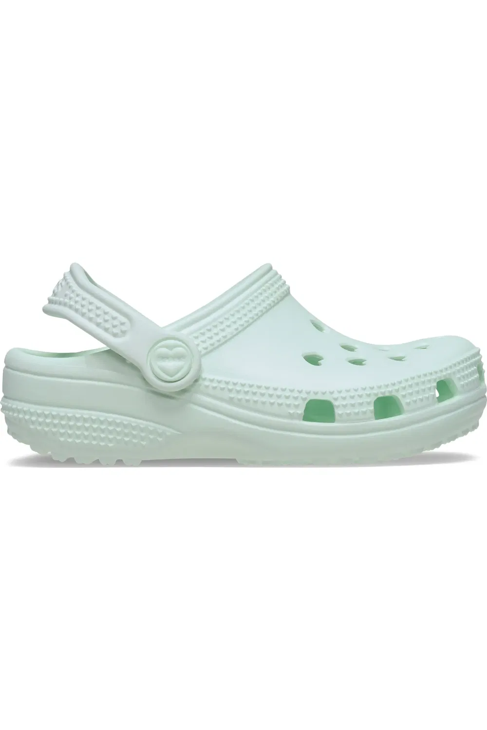 Детские сабо с вырезом в виде сердечек Classic Hearts Cutout CROCS, Retro Ice — фото 2