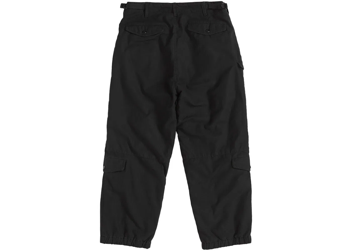 Мужские штаны из хлопкового твила Supreme Alpha Industries Pant, Black — фото 3