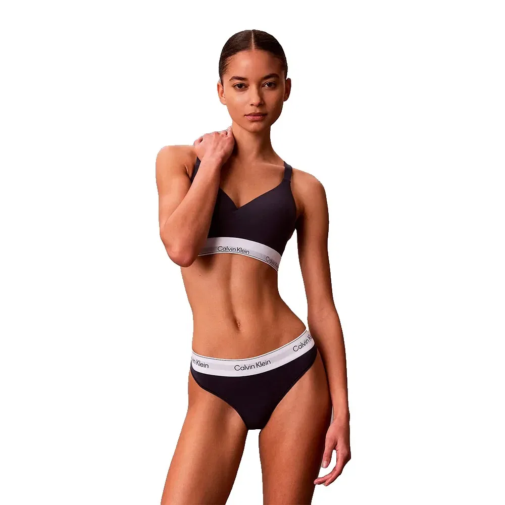 Трусы стринги Calvin Klein, черный — фото 4