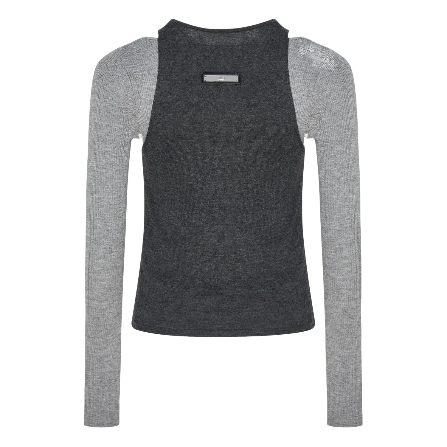 Женская футболка 3S Deluxe W T-Shirt Asia Sizing 'Dark Grey Heather' adidas, Dark Grey Heather — фото 2