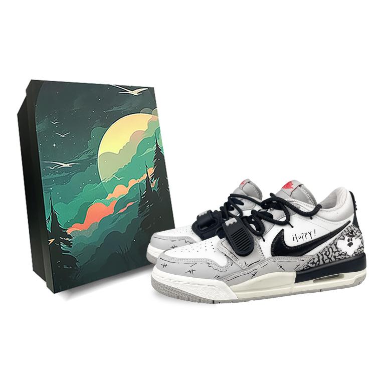 

Баскетбольные кроссовки Legacy 312 с низкой амортизацией для детей и подростков Jordan, серый/белый