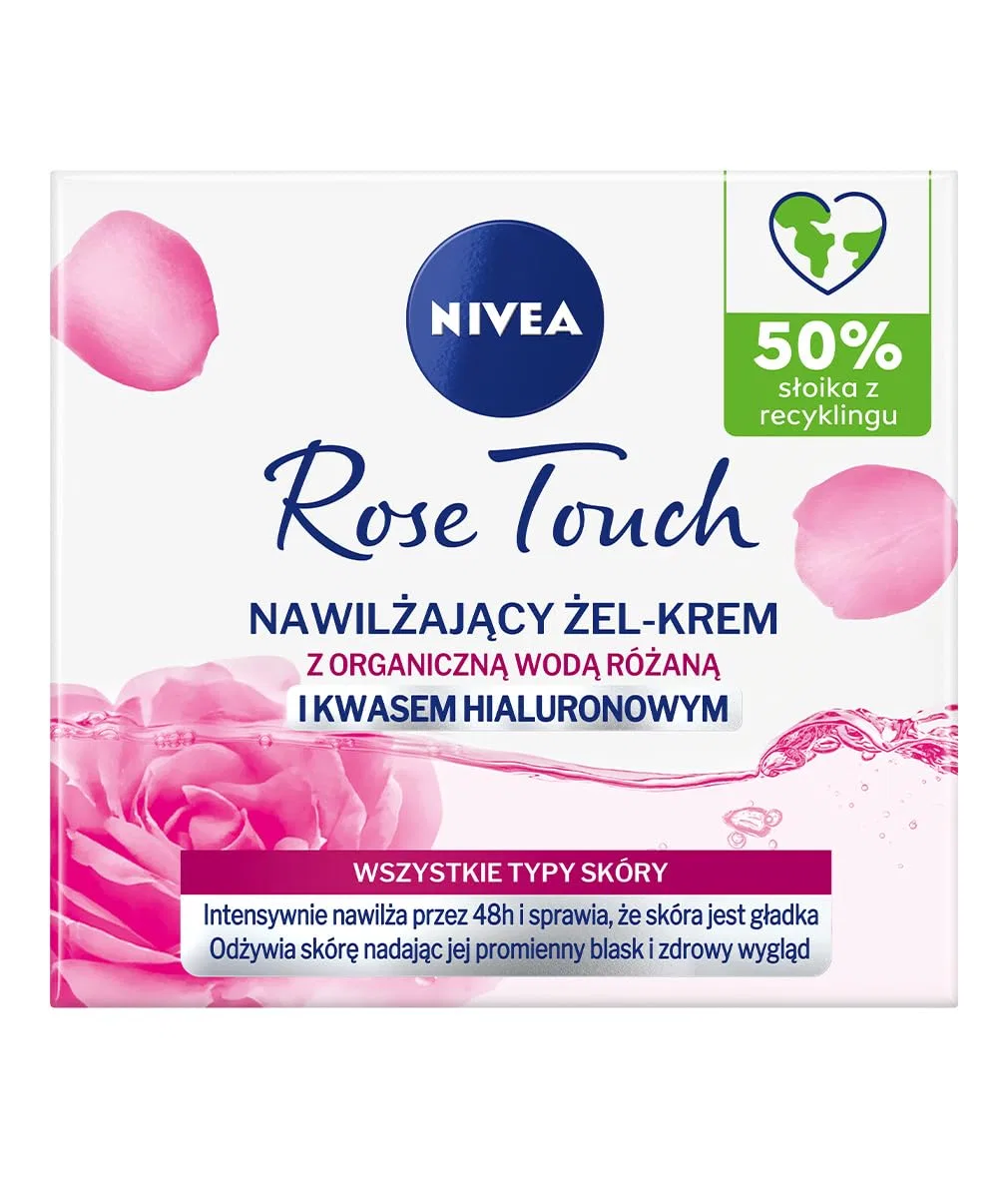 Увлажняющий дневной гель-крем Rose Touch, NIVEA, 50 мл — фото 2