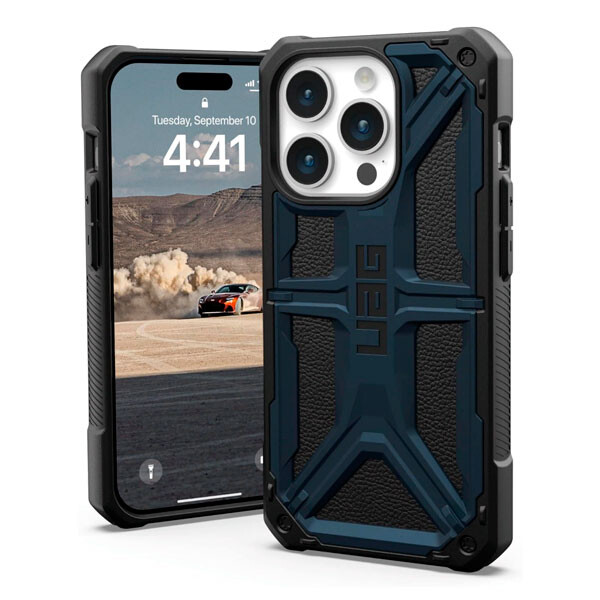 

Чехол UAG Monarch для iPhone 15 Pro Max, Mallard, Синий, Чехол UAG Monarch для iPhone 15 Pro Max, Mallard