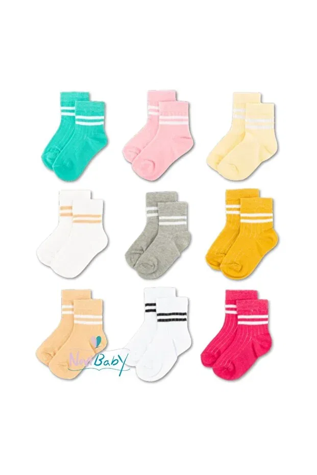 Детские носки с принтом 9 пар Novibaby, Hera