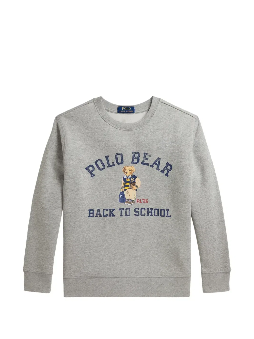 Свитшот с медвежонком Polo Polo Ralph Lauren Kids, серый