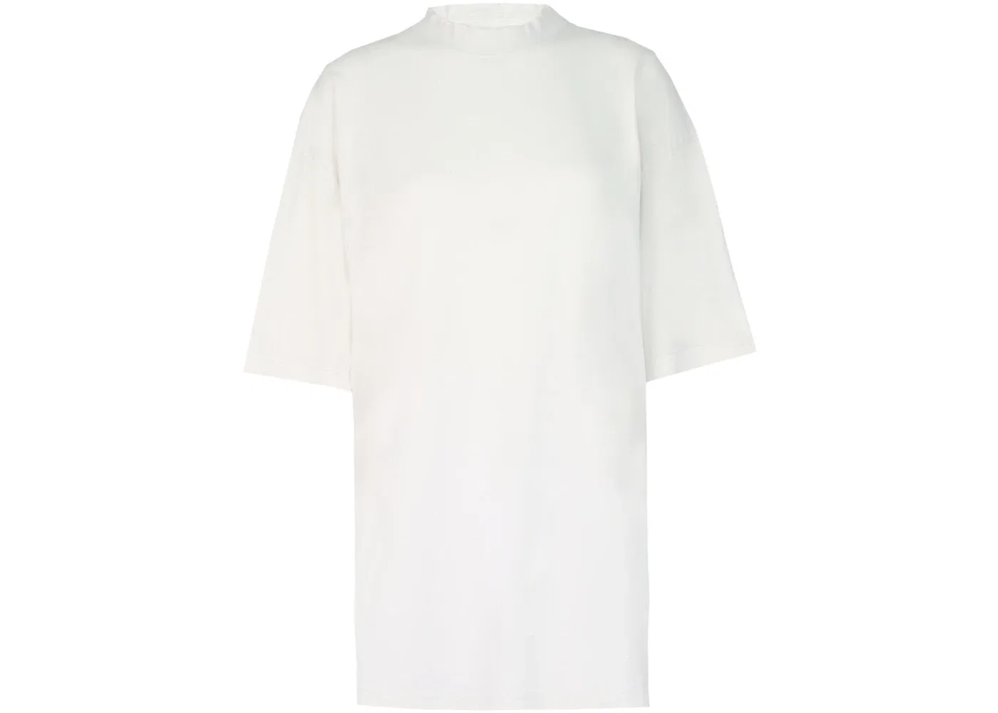 Женская футболка с эффектом потертости Balenciaga, Dirty White Black