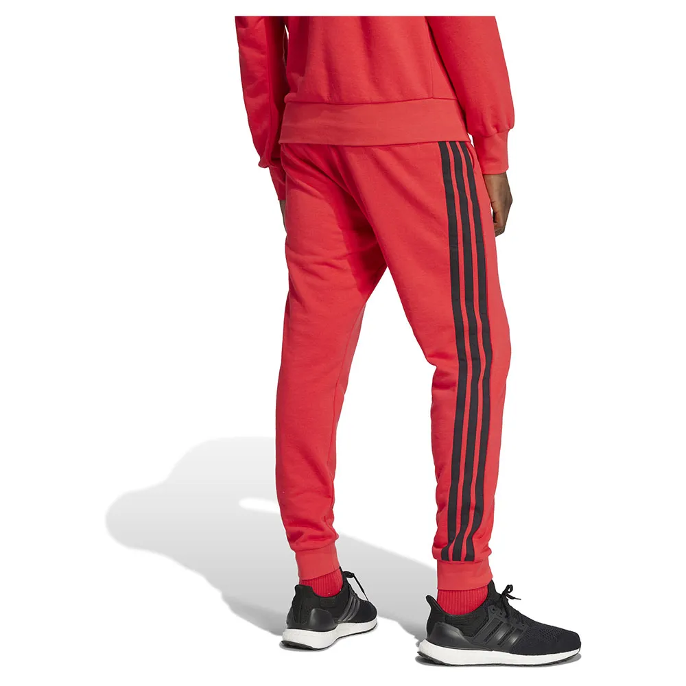 Джоггеры adidas Essential 3 Stripes French Terry, красный — фото 2