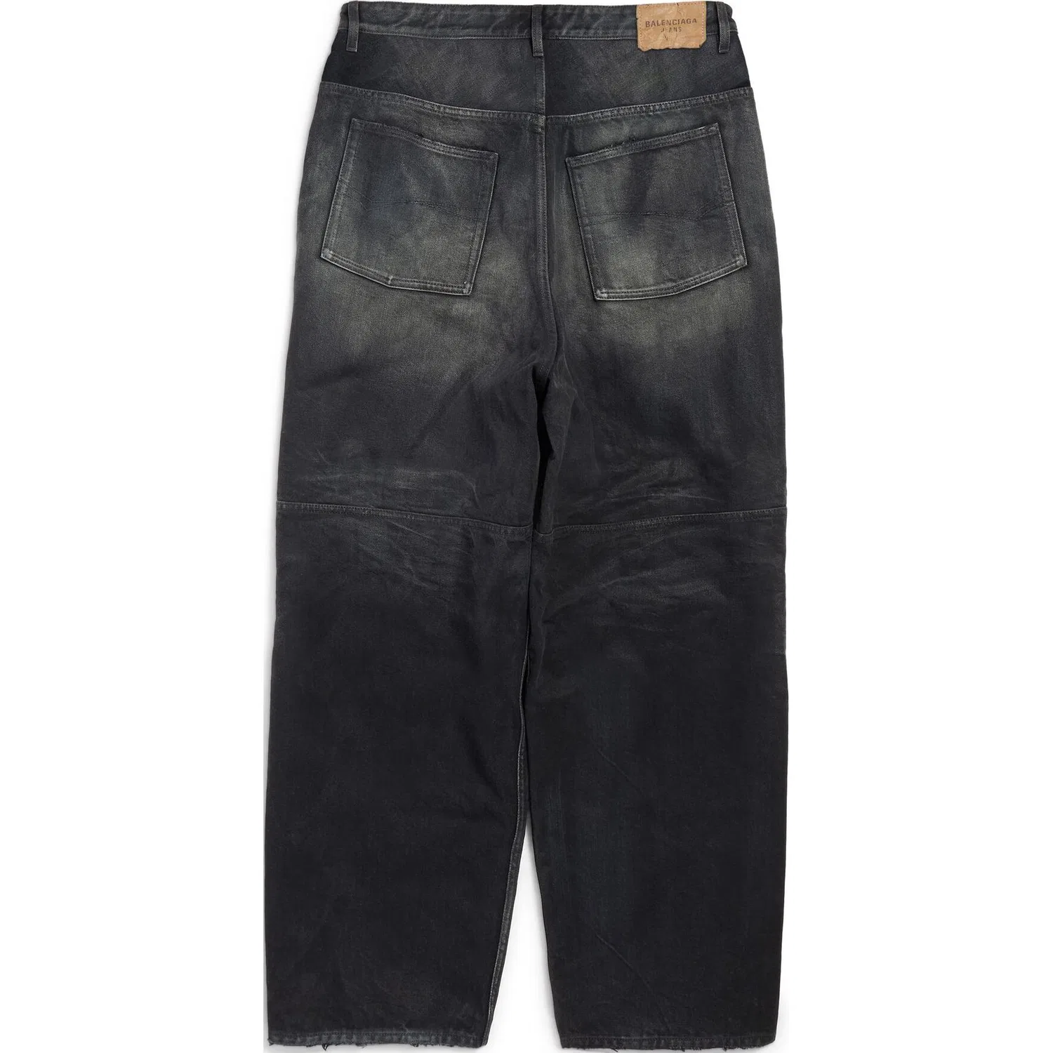 Мужские джинсы regular fit Black Balenciaga, Черный — фото 3
