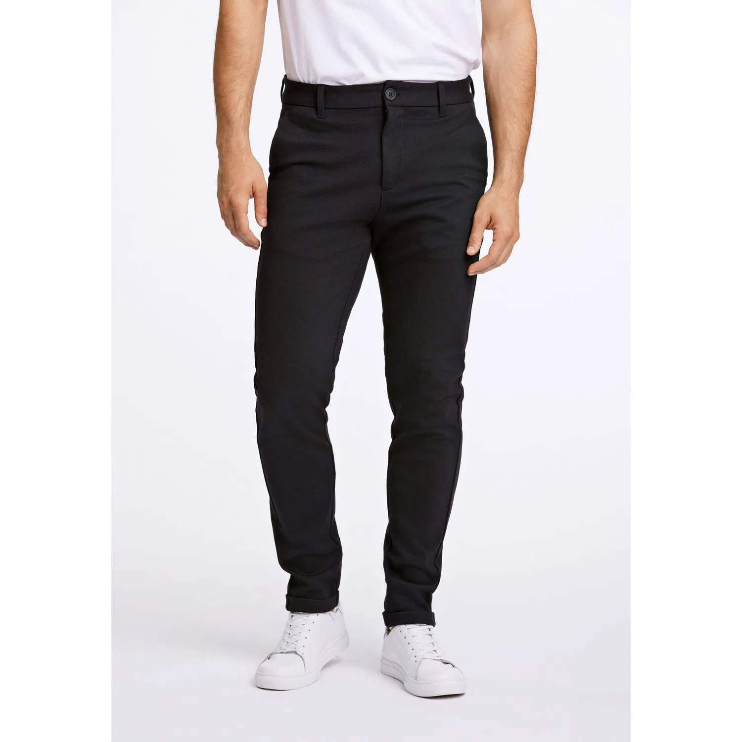 Детские брюки из ткани Slim Fit Lindbergh, Black