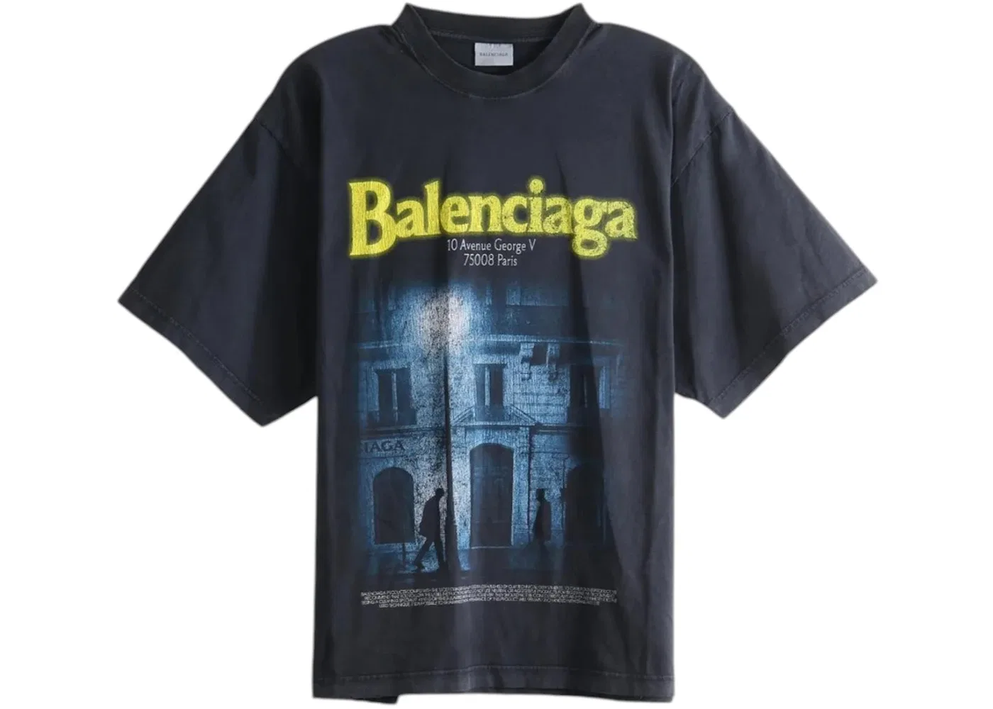 Женская футболка свободного кроя Balenciaga, Violet