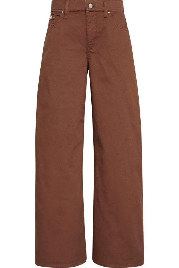 Женские широкие брюки с 5 карманами Calvin Klein, Brown